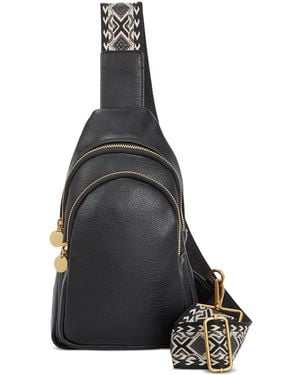 Style & Co. Webbing Strap Small Sling Bag - Black