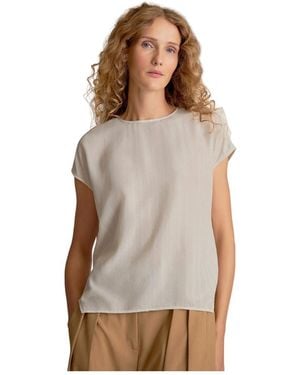 M.M.LaFleur Didion Drape Top - Brown