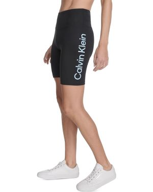 Calvin Klein Performance Logo 7" Bike Shorts - Black