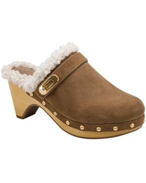 Donna Karan Idella Slip-on Clogs - Brown