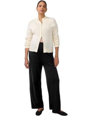 Ingrid & Isabel Ingrid + Isabel Maternity Sweater Pant Knit Wide-leg Pants - White