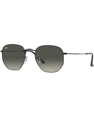 Ray-Ban Hexagonal Sunglasses - Black
