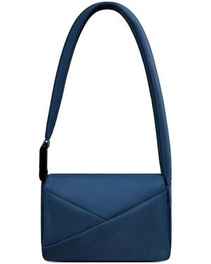 Lux & Nyx Mini Origami Flap Convertible Crossbody & Handbag - Blue