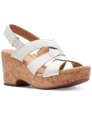 Clarks S Giselle Beach Wedge Sandal - Brown