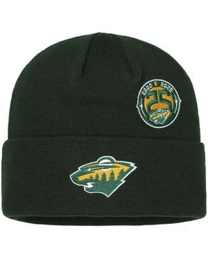 Mitchell & Ness Minnesota Wild 25th Anniversary Cuffed Knit Hat - Green
