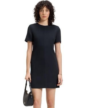 BOSS Boss By Soft Crepe Shift Dress - Black