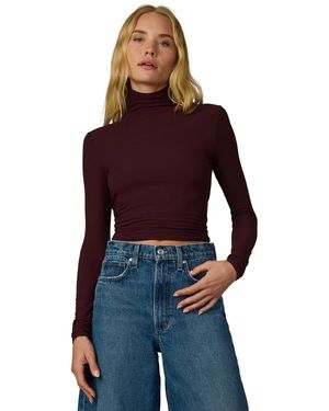 Joe's Jeans The Tony Long-sleeve Turtleneck Knit Top - Red
