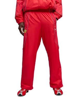 PUMA Ferrari Tech-x Regular-fit Pants - Red