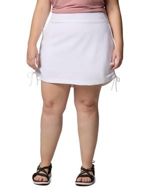 Columbia Plus Size All Seasons Regular Fit Skort - White