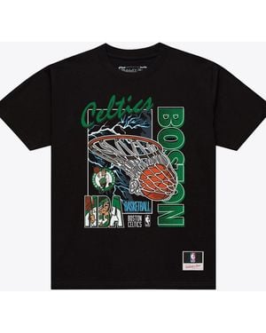 Mitchell & Ness Boston Celtics Lightning Swish T-shirt - Black