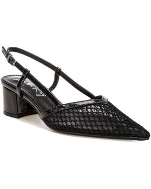 LONDON RAG Minelli Sheer Slingback Heels - Black