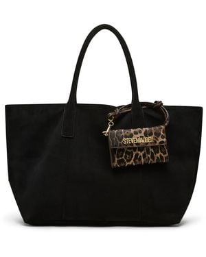 Steve Madden Antonia Magnetic Tote Bag - Black