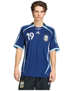 adidas Lionel Messi Argentina National Team 2006 Bringback Away Jersey - Blue