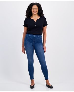 Style & Co. Petite Mid-rise Pull-on jeggings - Blue