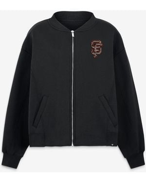 Fanatics San Francisco Giants Oversized Rage Against Full-zip Jacket - Black