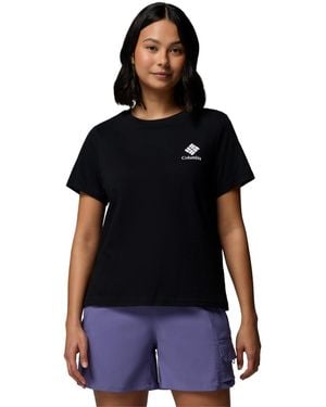 Columbia Rolling Bend Graphic Short Sleeve Top - Black