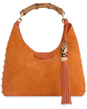 Rebecca Minkoff Nolita Small Top Handle Satchel Handbag - Orange
