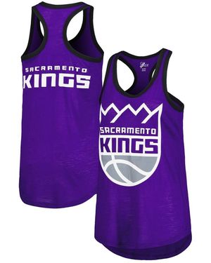G-III 4Her by Carl Banks Sacramento Kings Showdown Scoop-neck Racerback Tank Top - Purple