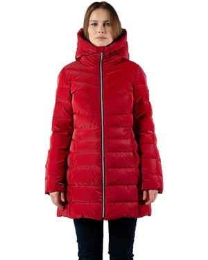 Woodpecker Long Robin Medium Weight Coat - Red