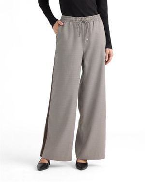 Ellen Tracy Tape Detail Pant - Gray