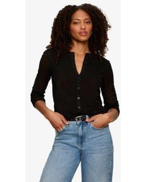 Sanctuary Long Sleeve Top - Black