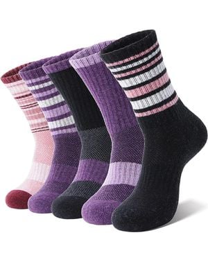 Peneyon Merino Wool-blend Cushioned Crew Socks - Multicolor