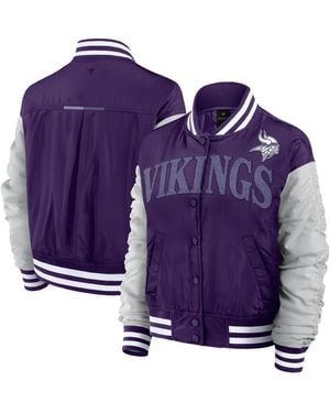 Fanatics Minnesota Vikings Elements Wave Full-snap Jacket - Purple