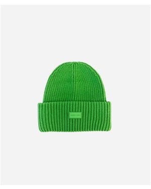 Gigi Pip Gigi Merino Wool Chunky Beanie For Ultimate Warmth And Comfort - Green