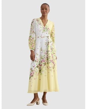 emerald green long sleeve satin dress Patricia Green Extreme Plunge Long Sleeve Maxi Dress With Tie Detail – Club  L London