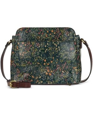 Patricia Nash Ithaca Small Leather Crossbody Bag - Green