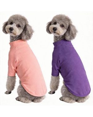 Aronkl Uv Protection Spf 30 Breathable Quick Dry Dog T Shirt - Purple