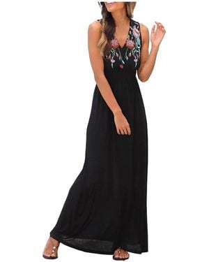 Lascana V-neck Maxi Dress - Black