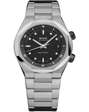 MIDO Multifort 8 Swiss Automatic Watch - Gray