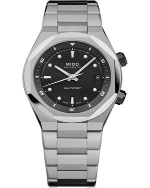 MIDO Multifort 8 Swiss Automatic Watch - Gray