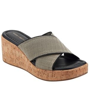 Easy Spirit Fawn Slip-on Platform Sandals - Gray