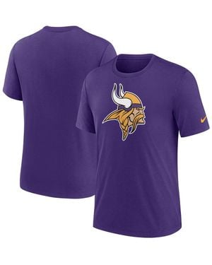 Nike Minnesota Vikings Rewind Logo Tri-blend T-shirt - Purple