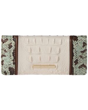 Brahmin Ady Magnetic Snap Mini Wallet - Natural