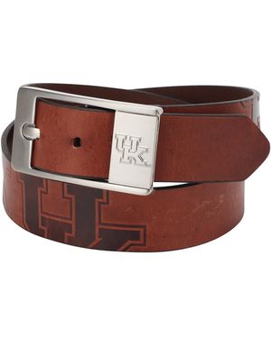 Eagles Wings Kentucky Wildcats Brandish Leather Belt - Brown