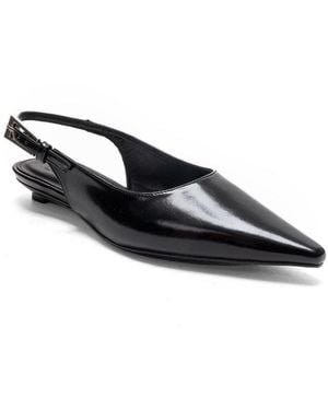 Prologue Shoes Jenna Slingback Pointed Toe Pump - Black
