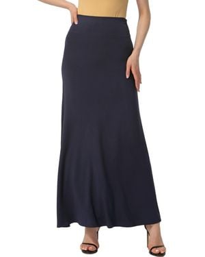 Kimi + Kai Kimi + Kai Kimi + Kai Waist Ruched Maxi Skirt - Blue