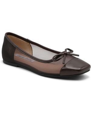 Charles David Simply Flat Dress Ballet Inspired - Brown