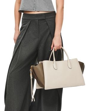 Radley Romilly Extra Large Zip-top Satchel Bag - Natural