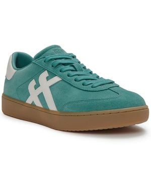 Fitflop Dash T-toe Suede Lace-up Sneakers - Blue