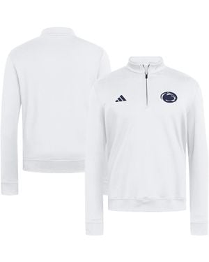 adidas Penn State Nittany Lions Ultimate365 Cozy Quarter-zip Pullover - White