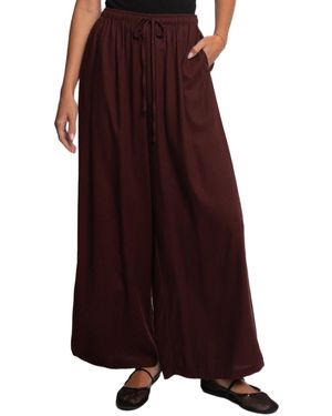 Petal & Pup Zane Tie Waist Pant - Purple