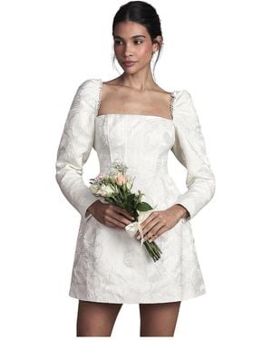 Coast Square Neck Mini Dress - White