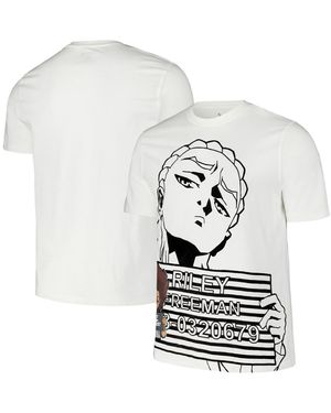 Virtual Thread The Boondocks Riley And Huey Mug Shot T-shirt - White