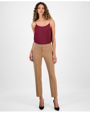 BarIII Bi-stretch Straight-leg Dress Pants - Red