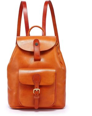 Old Trend Genuine Leather Isla Backpack - Orange