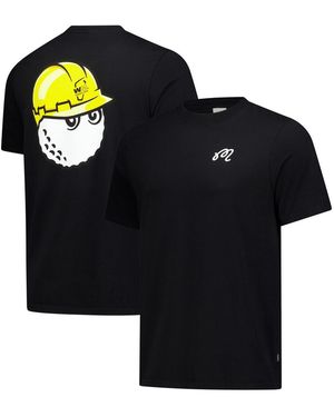 Malbon And Wm Phoenix Open Safety Buckets Bermuda T-shirt - Black